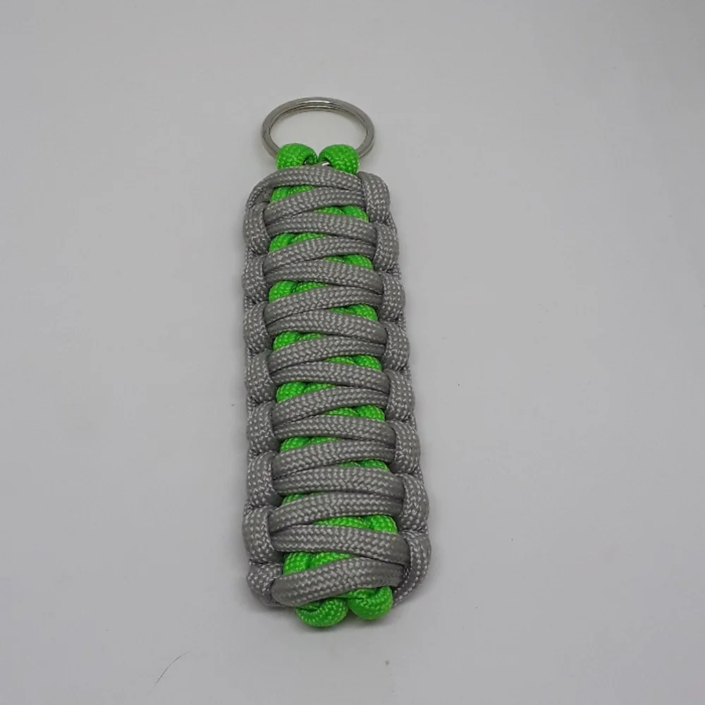 double layer 550 paracord keychain